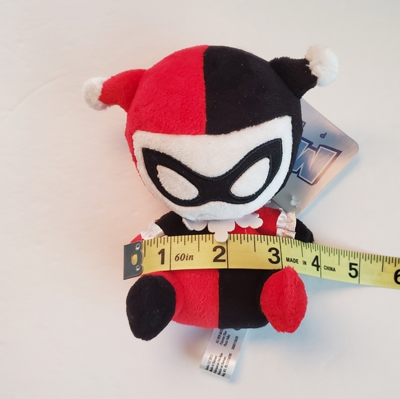 Harley Quinn Plush Mini Mopeez Red, Blk & Wht DC Comics Movie Cartoon *READ* - Picture 3 of 11